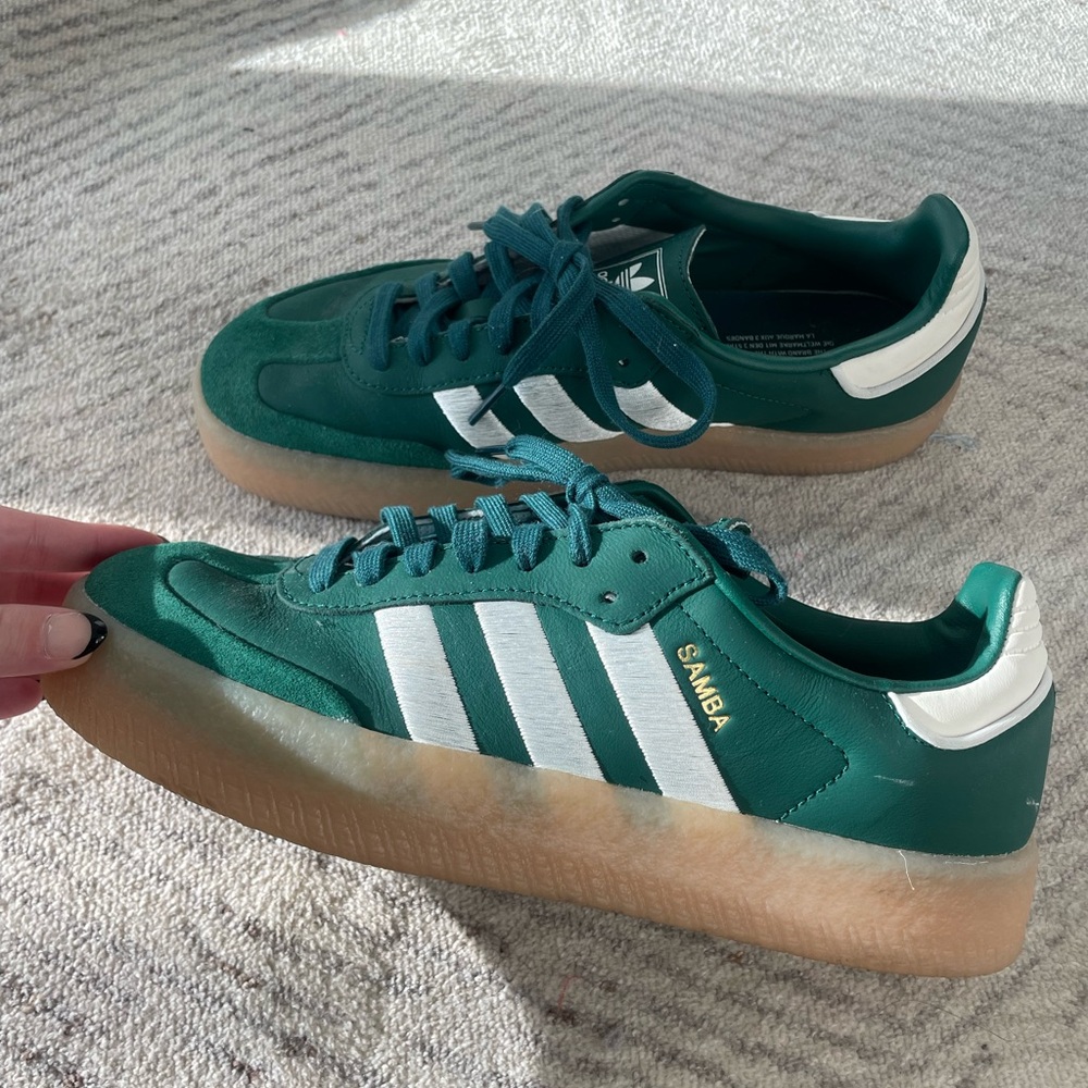 Adidas sambas - Collegiate Green Gum